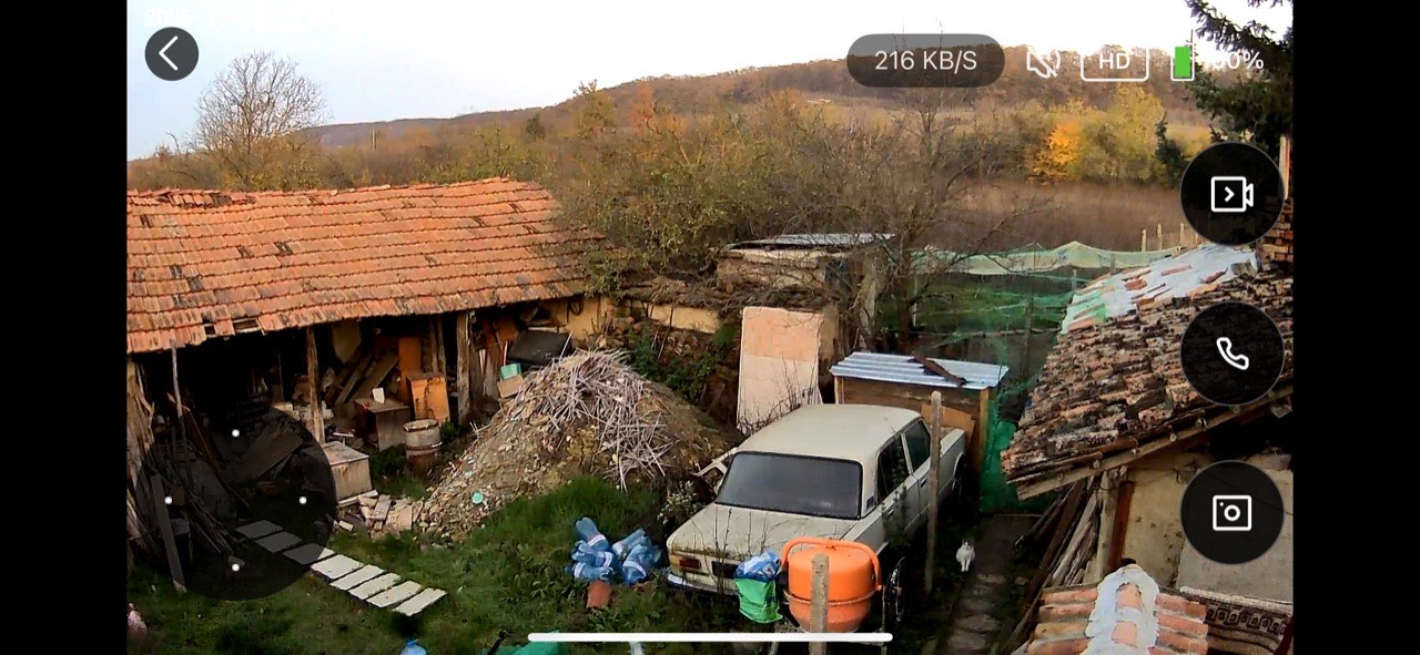 Old shed and debris before demolition at the Kiten KOIVU site