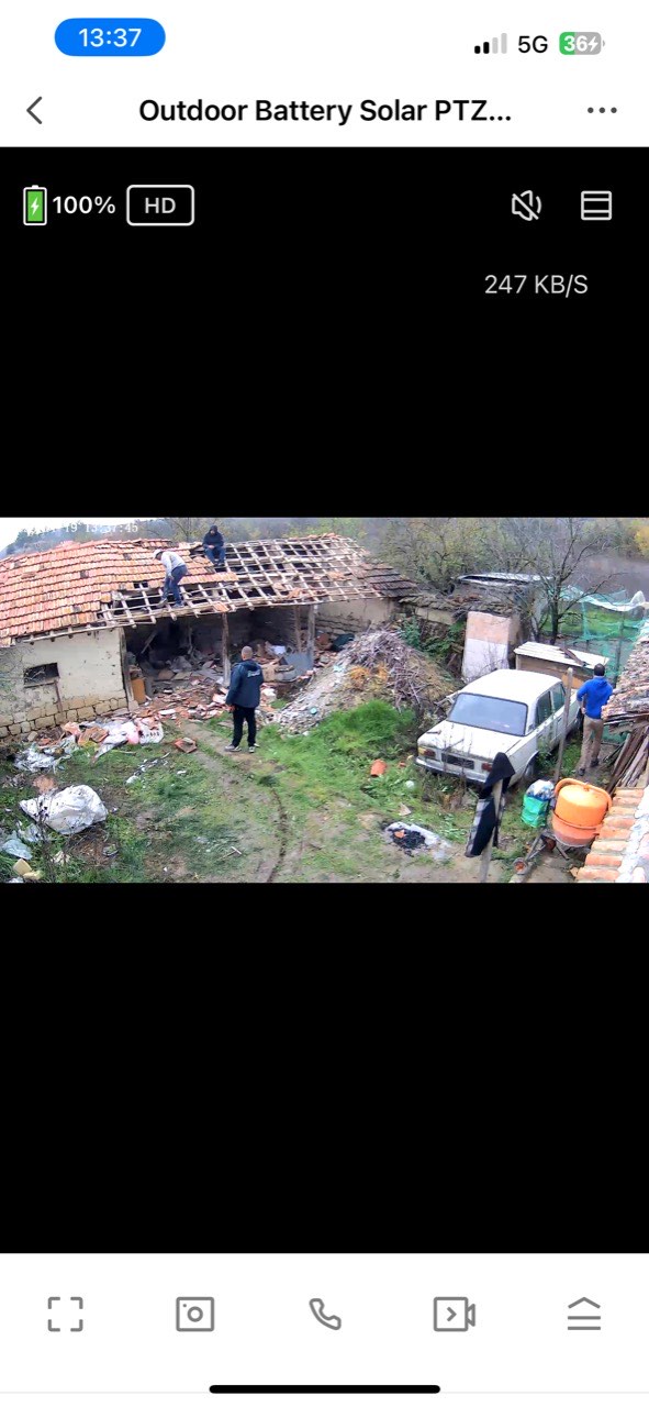 Roof removal during old shed demolition at the Kiten KOIVU site