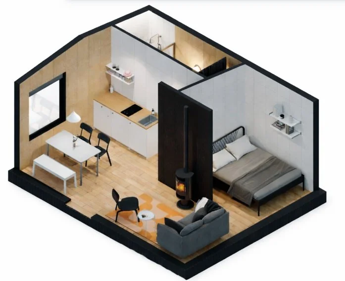 TUULI 3D furnished layout