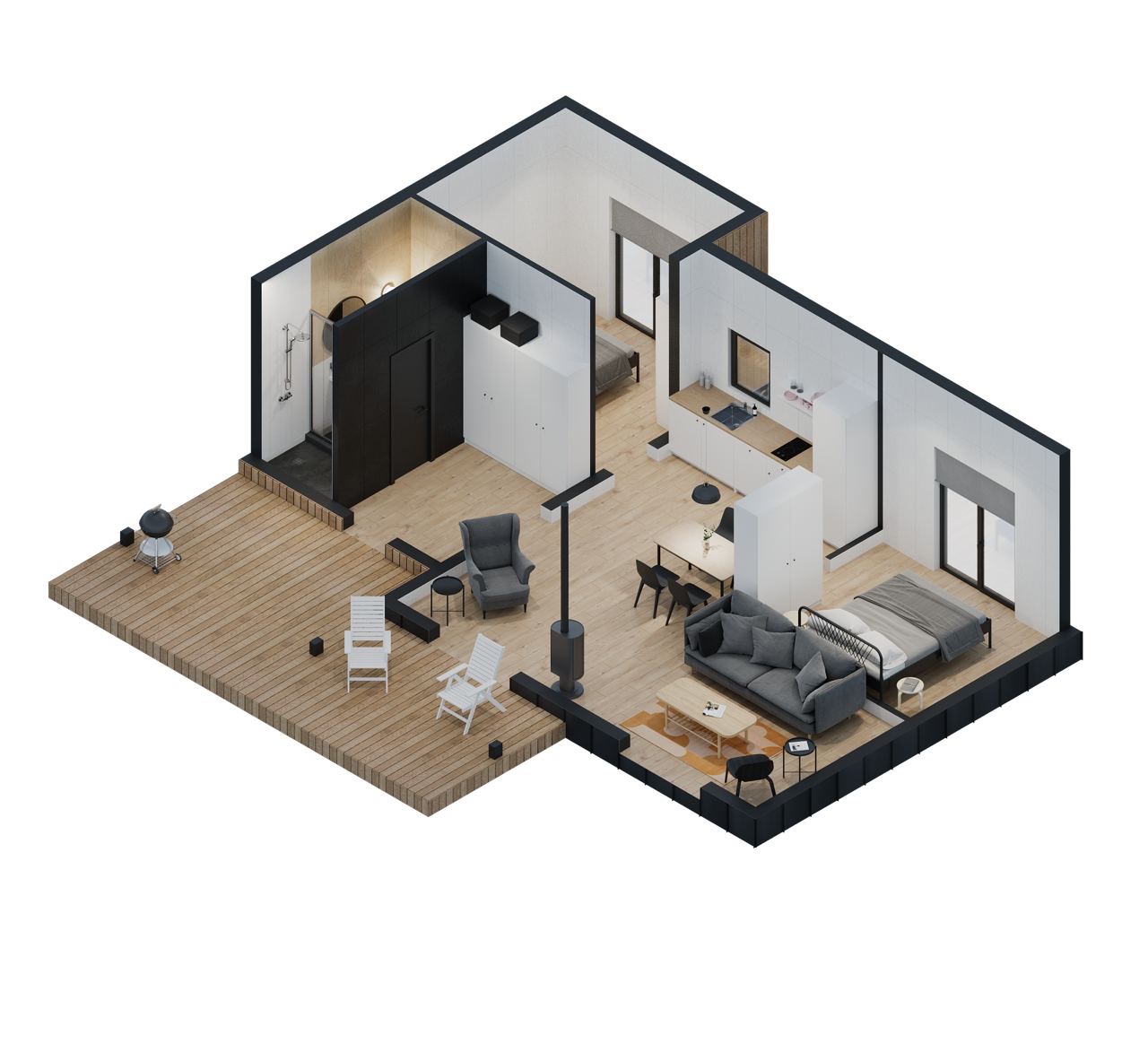 LEHTO 3D furnished layout